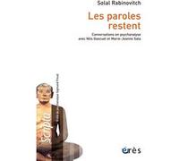Les paroles restent Solal Rabinovitch (Auteur), Nils Gascuel (Contributions), Marie-Jeanne Sala (Contributions)