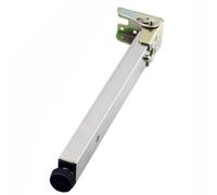 Les pattes de table en acier inoxydable pliable réglables, hauteur télescopique 30-150 cm, finition en argent, idéal pour les tables de restauration et de bureau, conception durable et économique