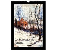 Les Paysages de Topaze (Calendrier mural 2026 DIN A3 horizontal), CALVENDO calendrier mensuel: Paysages de campagne aux crayons gras et huiles
