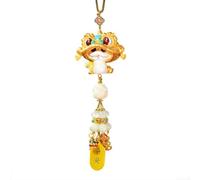 Les pendentifs ornementaux aux couleurs vives capturent la joie avec cette représentation unique d'un signe bien-aimé (doré)