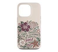 Les pensées de Dieu sont Plus Nombreuses Que Le Sable Christian Beach Psaume 139 Coque pour iPhone 13 Pro
