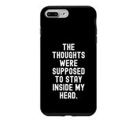 Les pensées étaient censées Rester Pleines d'esprit dans ma tête Coque pour iPhone 7 Plus/8 Plus