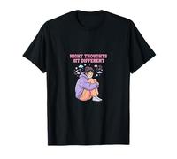Les pensées Nocturnes touchent Une Conception mentale différente T-Shirt