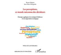 Les perceptions, ce monde méconnu des décideurs: Principes appliqués à la stratégie d'influence et à la négociation stratégique