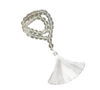 Les perles de chapelet en verre de bijoux sont un chapelet en grain de verre esthétique avec franges traditionnelles pour une utilisation à la maison et à l'extérieur