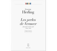 Les Perles de Vermeer. Journal écrit la nuit, 1986-1992