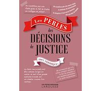 Les perles des décisions de justice