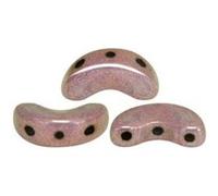 Les perles par Puca® : DIY - Arcos® 5x10mm - 10g - Ceramic Look Violet Gold Violet G