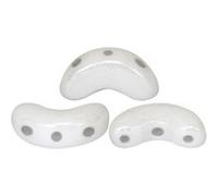 Les perles par Puca® : DIY - Arcos® 5x10mm - 10g - Ceramic Look White G