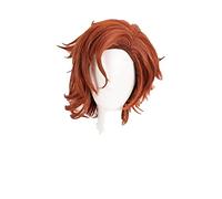 Les perruques de Cosplay Arcana mystère Asra perruque blanche Julian Devorak perruque de Cosplay cheveux bruns rouges + casquette de perruque Julian Devorak