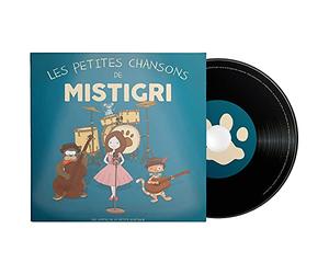Les petites chansons de Mistigri - CD de 9 comptines pour enfant - Idée Cadeau - 0 à 3 ans - CD dépliant 14,5 x 14,5 cm - Fabriqué en France