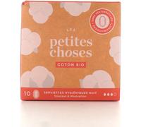 Les Petites Choses Serviettes Hygiéniques Nuit Coton Bio 10 Pièces