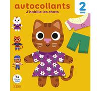 Les Petites mains en autocollants - J'habille les chats - Dès 2 ans