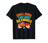 Les Petites Mains Peuvent Transporter Une Grande gentillesse Halloween T-Shirt