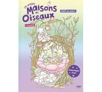 Les petites maisons des oiseaux - Coloriages d'art: coloriage - cosy - oiseaux - cabanes - mignons - illustratrice - artiste - mises en couleurs