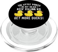 Les Petites Voix dans ma tête n'arrêtent Pas de me dire « attrapez Plus de Canards » PopSockets PopGrip pour MagSafe