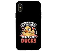 Les Petites Voix n'arrêtent Pas de me dire d'avoir Plus de Canards Coque pour iPhone X/XS