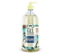 Les Petits Bains de Provence Gel Douche 1L Malibu Tonka Coco Surgras sans Savon pH Neutre Visage Corps Cheveux +96% Naturel Made in France Série Limitée Road Trip