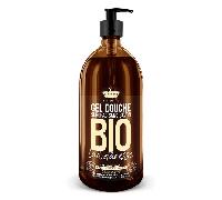 Gel Douche BIO au lait d'ânesse 1L - Surgras Sans Savon - Les Petits Bains de Provence - Made in Provence - Made in France - Visage Corps Cheveux - Peaux Sensibles