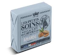 Les Petits Bains de Provence Les Petits Soins Savon au Lait de Chèvre Bio Amande 100g