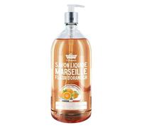 Les Petits Bains de Provence Savon Liquide de Marseille Fleur d'Oranger 1L