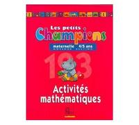 Les petits Champions/Activités mathématiques - Moyenne section