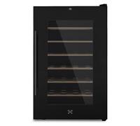 LES PETITS CHAMPS Cave à vin CAVCB28 - 28 bouteilles, 70 L, 11–18°C, LED - Noir