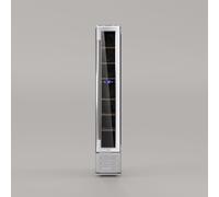 LES PETITS CHAMPS Cave à Vin Encastrable 7 Bouteilles CAVSE7, Capacité 22L, Portes en Acier Inoxydable, Réglable de 5°C à 22°C, Système Thermodynamique, Éclairage LED, Anti-UV, 6 étagères