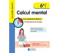 Les petits devoirs - Calcul mental 6e 29 séances de 15 minutes - Alice Gravier - Librairie Des Ecoles - broché - Scolaire / Universitaire