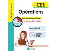 Les petits devoirs - Opérations CE1 - NATHALIE PAIRE - Librairie Des Ecoles - broché - Scolaire / Universitaire