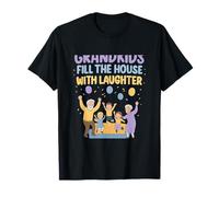 Les Petits-Enfants remplissent la Maison de Rire. Grand-mère, Grand-père T-Shirt