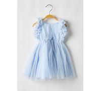 les petits inclassables robes fille de couleur bleu
