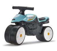 FALK - Moto Street Champion Bleue à Roues silencieuses - Dès 12 Mois - Contient 40% de Plastique recyclé - Fabriqué en France - Roues Extra Larges - Développe l'équilibre et la motricité - 441S