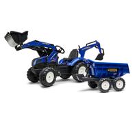 Les Petits Jardiniers Tractopelle À Pédales New Holland