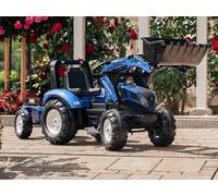 TRACTEUR NH T8 AVEC CHARGEUR ET REMORQUE NEW HOLLAND FM20255