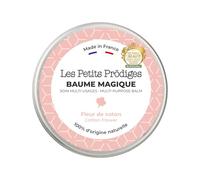 Baume Magique Multi Usages Fleur de Coton 30ml - Soin Hydratant Corps, Visage, Cheveux 100% Naturel Tout Type de Peau - Made in France Non Testé sur Animaux Emballage Recyclable - LES PETITS PRODIGES