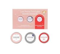 LES PETITS PRODIGES Coffret Cadeau Noël - 2 Baumes magiques 10ml & 1 Baume Teinté Cerise - Soins Nourrissants Corps, Visage, Lèvres et Cheveux - 100% Naturel - Fabriqué en France - Tout Type de Peau