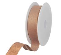 Les Petits Rubans Biais Métallique- 30 mm de large,plié 15 mm,rouleau de 20 m,80% polyester 20% lurex,bordure pour couture,banderoles,tissus d'ameublement,meubles,passepoils,vêtements,couvertures