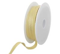 Les Petits Rubans Fil Passepoil Métallisé - 10 mm de large, rouleau de 25 m, 80% polyester 20% lurex, bordure pour couture,banderoles,tissus d'ameublement,ameublement,passepoil, vêtements,couvertures
