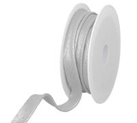 Les Petits Rubans Fil Passepoil Métallisé - 15 mm de large, rouleau de 25 m, 80% polyester 20% lurex, bordure pour couture,banderoles,tissus d'ameublement,ameublement,passepoil, vêtements,couvertures