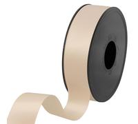 Les Petits Rubans Ruban Satiné - 25 mm x 25 m, Double Face 100% Polyester pour Mariages, Emballages Cadeaux, Compositions Florales, Travaux Manuels, Gâteaux, Nœuds, Embellissements