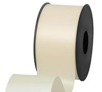 Les Petits Rubans Ruban Satiné - 50 mm x 25 m, Double Face 100% Polyester pour Mariages, Emballages Cadeaux, Compositions Florales, Travaux Manuels, Gâteaux, Nœuds, Embellissements