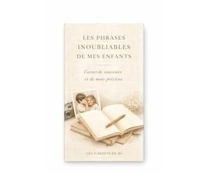 Les phrases inoubliables de mes enfants - Carnet de souvenirs et de mots précieux: Un carnet pour conserver les phrases drôles, tendres et spontanées de l’enfance.