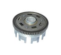 Les pièces de Couverture de Moto Drum Hub Assembly avec Une Plaque de Pression de Friction Large Compatible avec Les modèles CG250 CG300 (7-Piece Friction Disc Set)(Army Green)