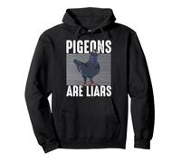 Les Pigeons sont des menteurs | Funny Birds are Spies Vintage Bird Meme Sweat à Capuche