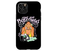 Les Piles d'argent de Girl Boss Count Your Blessings Coque pour iPhone 11 Pro