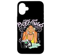 Les Piles d'argent de Girl Boss Count Your Blessings Coque pour iPhone 16 Plus