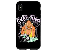 Les Piles d'argent de Girl Boss Count Your Blessings Coque pour iPhone XS Max