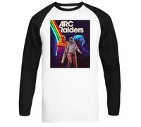 Les Pillards De l'arc T-Shirt De Baseball Unisexe Blanc À Manches Longues Unisex Baseball Tee White Long Sleeve T-Shirt