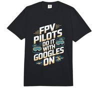 Les Pilotes Drones FPV Drones Le Font avec des Google on Comfort Colors Adult Heavyweight T-Shirt